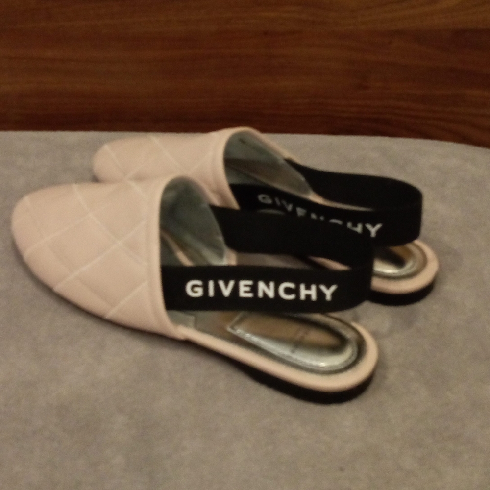 New Givenchy Rivington Logo Slingback Flat size 37 - Picture 4 of 5